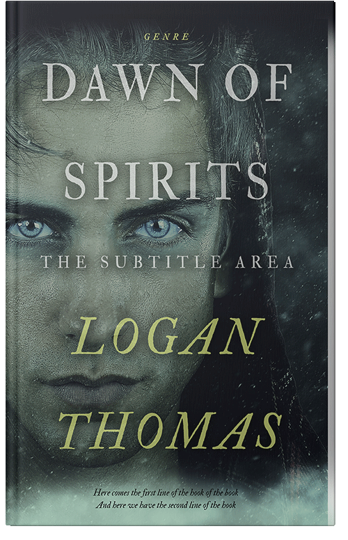 Front view of Premade Mystery & Thriller & Suspense Book Cover - Outer Space