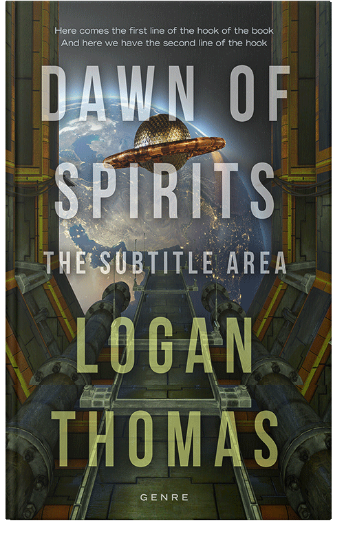 Front view of Premade Science Fiction Book Cover - Rangitoto