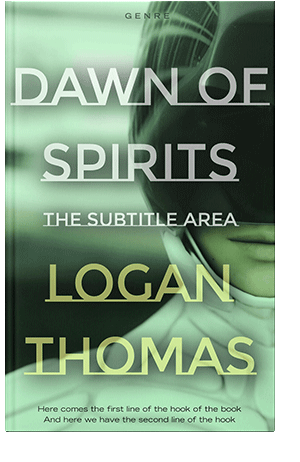 Pre Made Book Cover Pixie Green