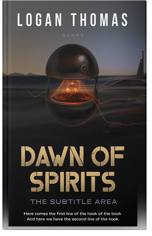 Front view of Premade Science Fiction Book Cover - Thunder