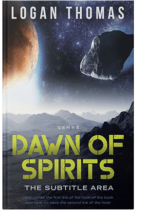 Pre Made Book Cover Thistle Green