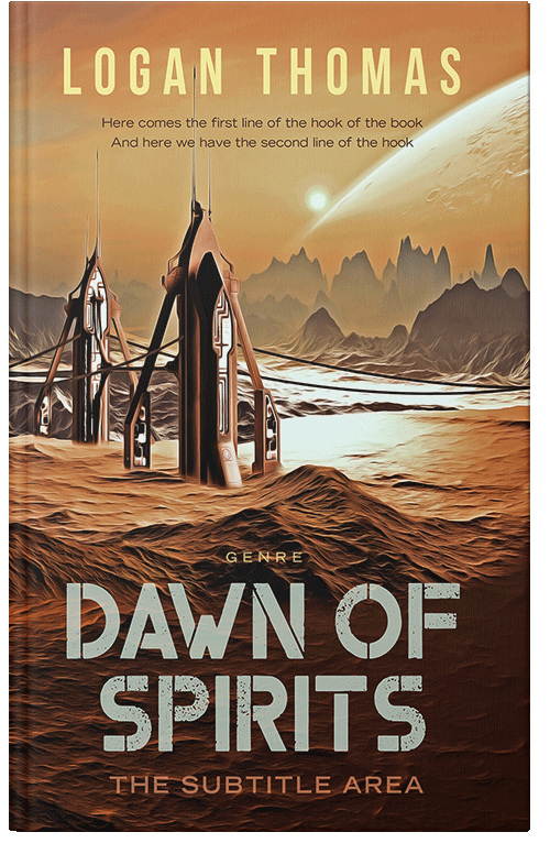 Front view of Premade Science Fiction Book Cover - Muddy Waters