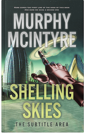 Premade Book Cover Outer Space