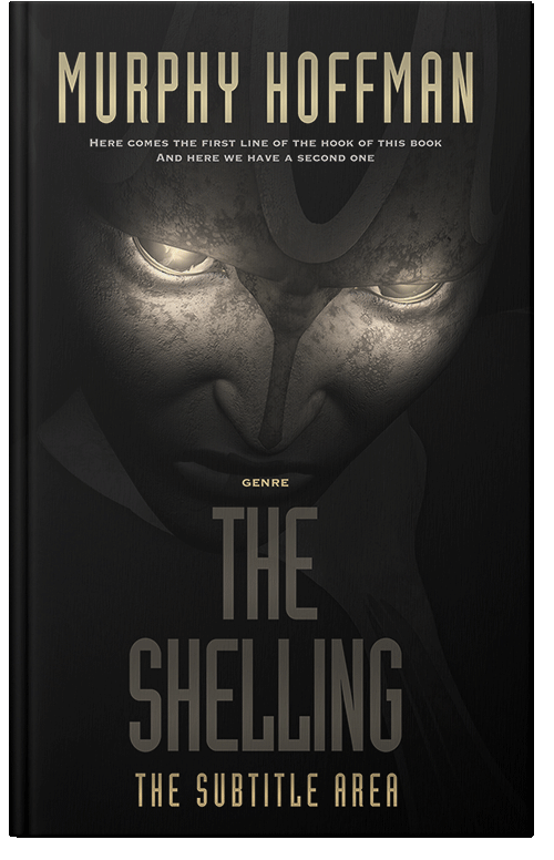 Front view of Premade Science Fiction Book Cover - Cod Gray