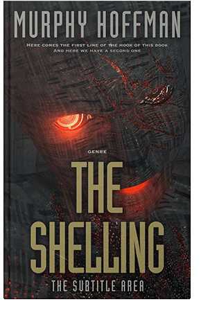 Pre Made Book Cover Cocoa Brown