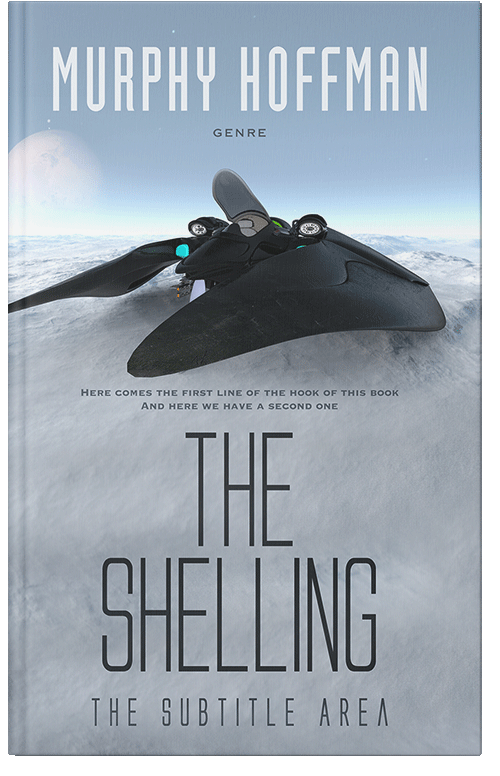 Front view of Premade Science Fiction Book Cover - Heather