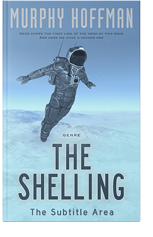 Pre Made Book Cover Blizzard Blue