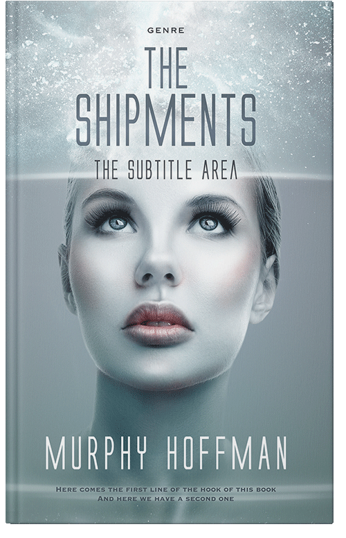 Front view of Premade Science Fiction Book Cover - Hit Gray