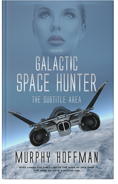 Front view of Premade Science Fiction Book Cover - Hoki