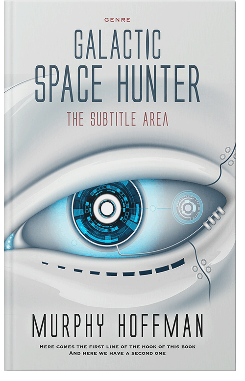 Front view of Premade Science Fiction Book Cover - Iron