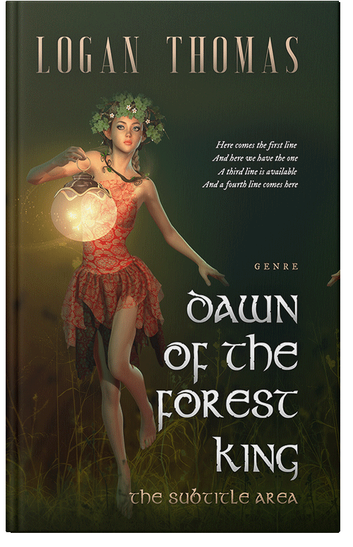 Front view of Premade Fantasy Book Cover - Eternity