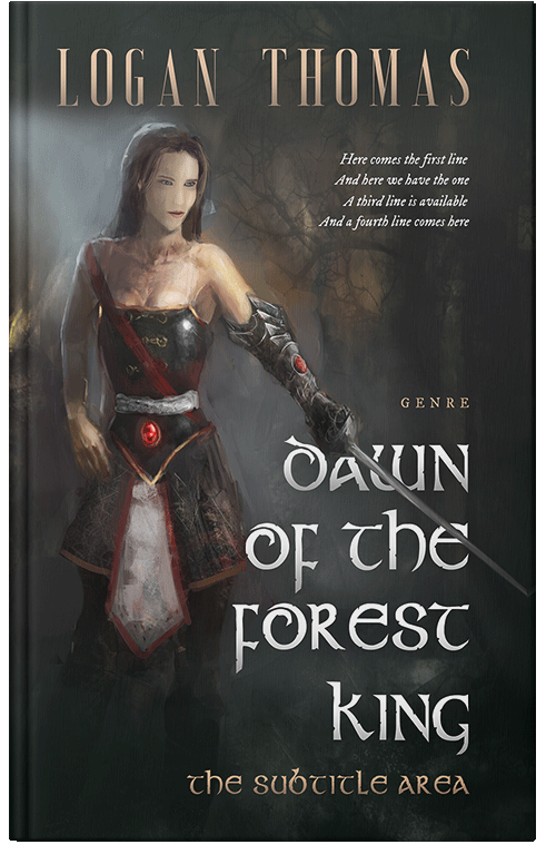 Front view of Premade Fantasy Book Cover - Tuatara