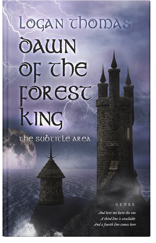 Front view of Premade Fantasy Book Cover - Tuna
