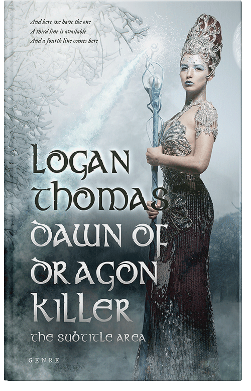 Front view of Premade Fantasy Book Cover - Iron