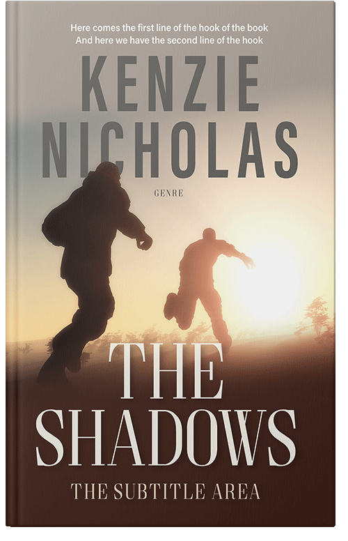 Front view of Premade Action & Adventure Book Cover - Coral Reef