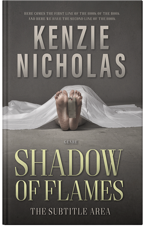 Front view of Premade Mystery & Thriller & Suspense Book Cover - Merlin