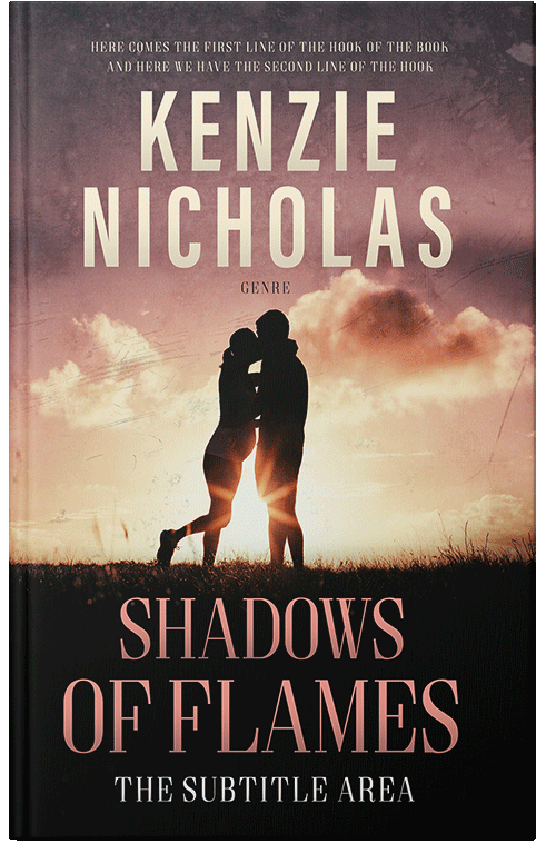 Front view of Premade Romance Book Cover - Cameo