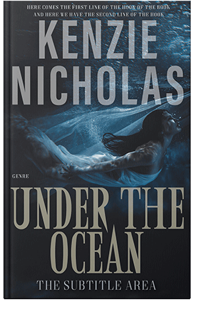 Pre Made Book Cover Ebony Clay