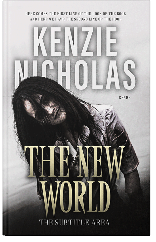 Front view of Premade Horror Book Cover - Cod Gray