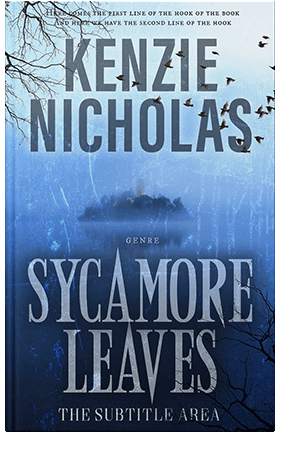 Pre Made Book Cover Nile Blue