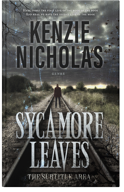 Front view of Premade Horror Book Cover - Tuatara