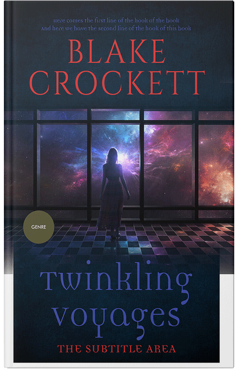 Front view of Premade Science Fiction Book Cover - Ebony