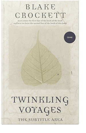 Pre Made Book Cover White Rock