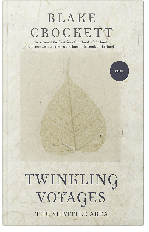 Front view of Premade Religion & Spirituality Book Cover - White Rock