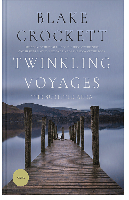 Front view of Premade Literary Fiction Book Cover - Manatee