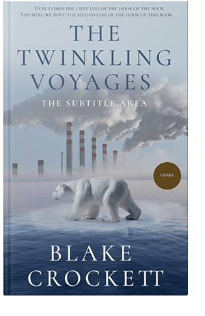 Pre Made Book Cover Cadet Blue