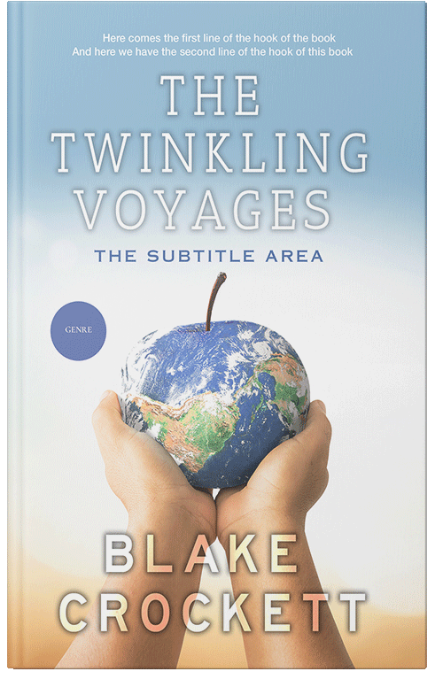 Front view of Premade Environment & Ecology Book Cover - Satin Linen