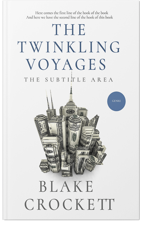 Front view of Premade Business Book Cover - Celeste