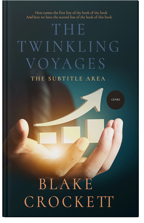 Front view of Premade Business Book Cover - Brandy