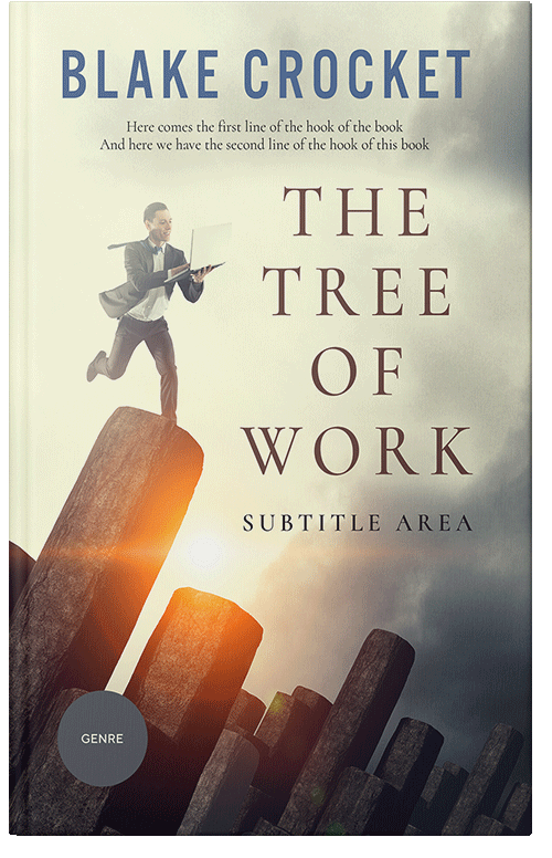 Front view of Premade Business Book Cover - Thunder