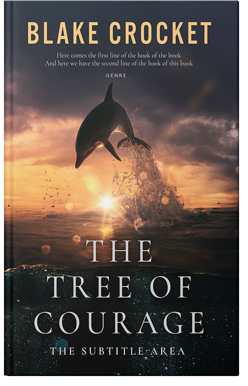 Front view of Premade Action & Adventure Book Cover - Tumbleweed