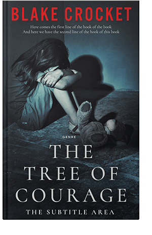 Pre Made Book Cover Ebony Clay