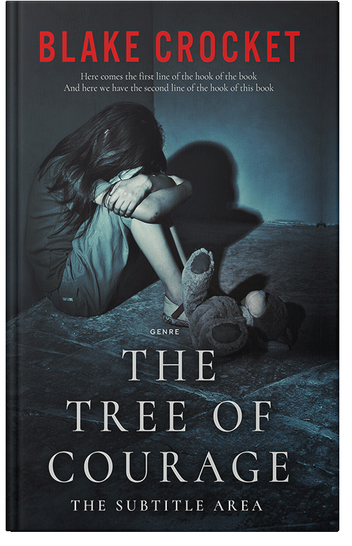 Front view of Premade Children's Book Cover - Ebony Clay