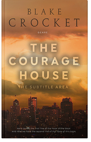 Premade Book Cover Copper