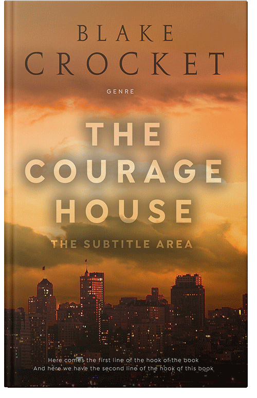 Front view of Premade Mystery & Thriller & Suspense Book Cover - Copper