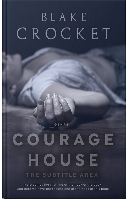 Front view of Premade Mystery & Thriller & Suspense Book Cover - Ebony Clay