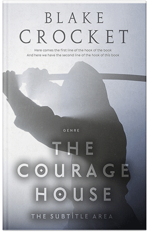 Premade Book Cover Ghost