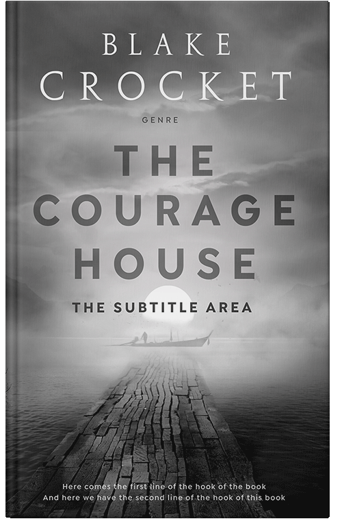 Front view of Premade Mystery & Thriller & Suspense Book Cover - Gray