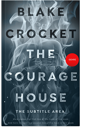 Pre Made Book Cover Blue Dianne