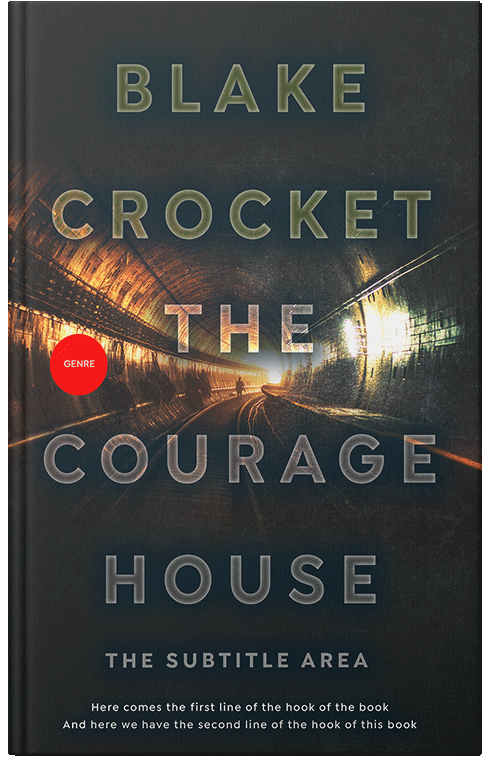 Front view of Premade Mystery & Thriller & Suspense Book Cover - Outer Space