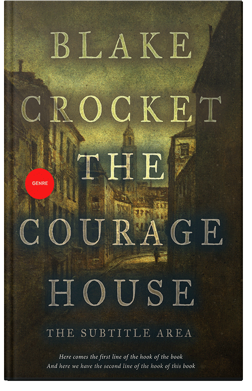 Front view of Premade Historical Book Cover - Birch