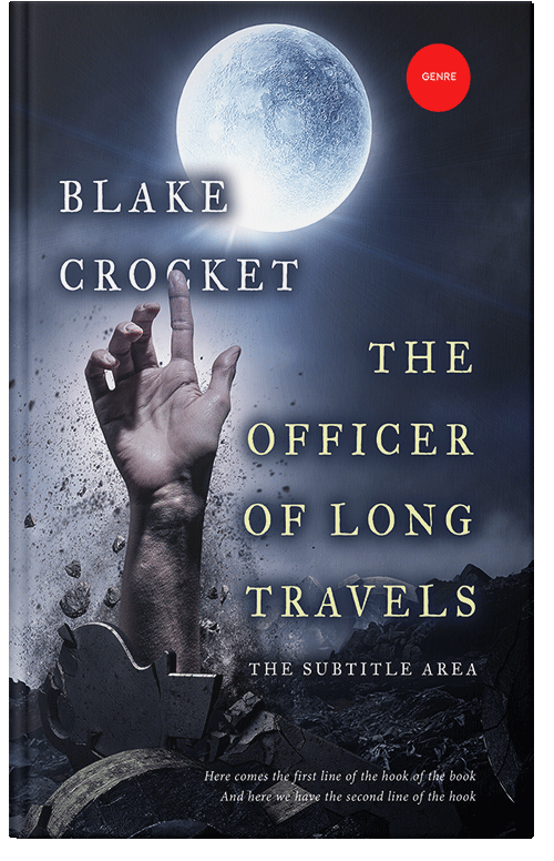 Front view of Premade Horror Book Cover - Mirage