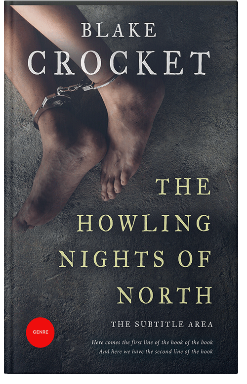 Front view of Premade Mystery & Thriller & Suspense Book Cover - Shark