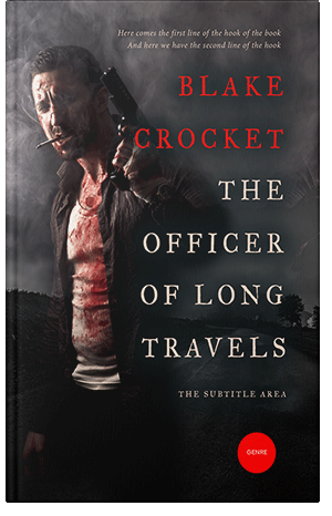 Premade Book Cover Shark