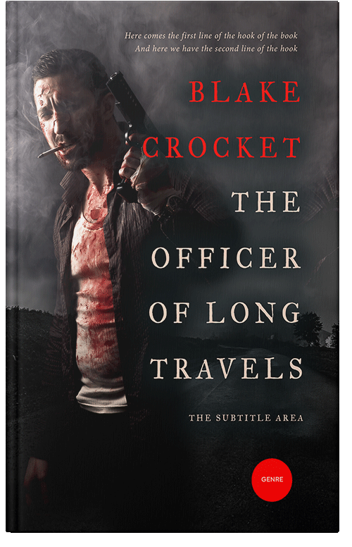 Front view of Premade Mystery & Thriller & Suspense Book Cover - Shark