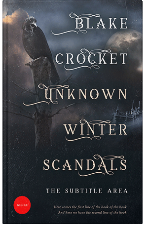 Premade Book Cover Ebony Clay